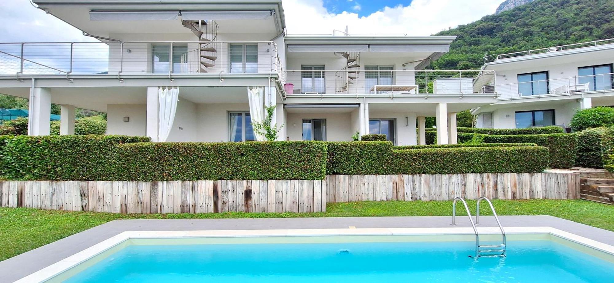 Residence Olivi - Panorama Lake View, Pool, Terrace, Garden, Wifi Toscolano Maderno Exterior foto